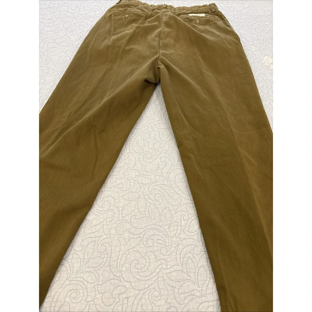 Polo Ralph Lauren Mens 32x32 (30X30) Prospect Chino Pants Olive Green Cotton